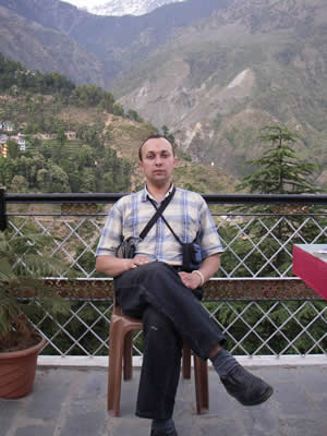 Олег Тетерин в Дхарамсале. 2006 год.