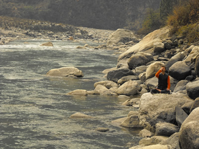 Махешвара. Интересный, умный молодой человек, прибывший с юга России.