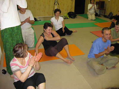 Занятия закончились, перерыв перед заключительной частью - фестивалем.