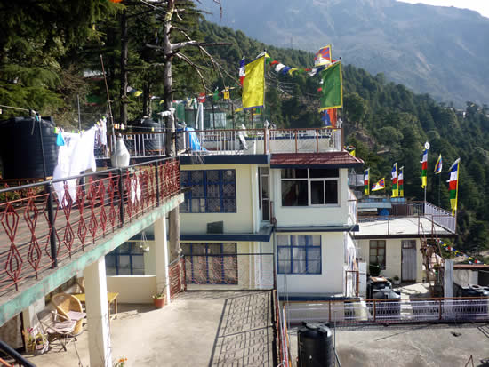 Вид из гостиницы.